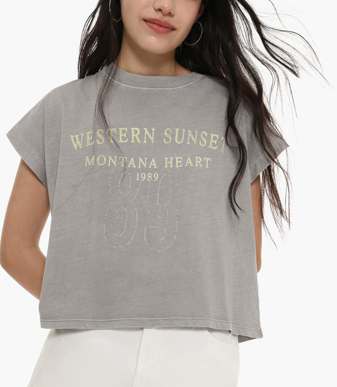 Moudda Lefties - T-Shirt Slub Jersey - Imprimé Lavé Fille D4 - Tunisie 5
