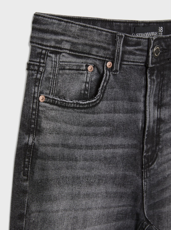 Moudda STRADIVARIUS - Jean Taille Haute 20% Coton Biologique - Tunisie 2