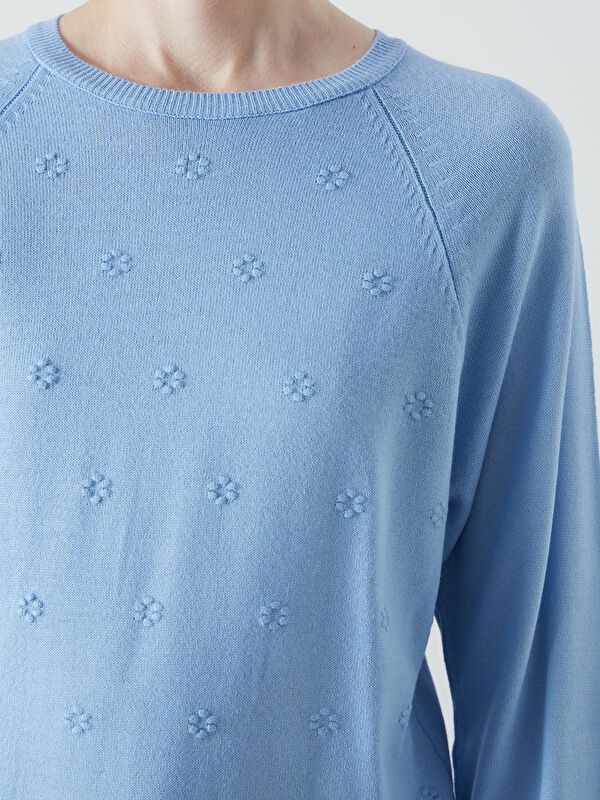 Moudda LC Waikiki - Pull tricot moyen Femme Bleu - Tunisie 3