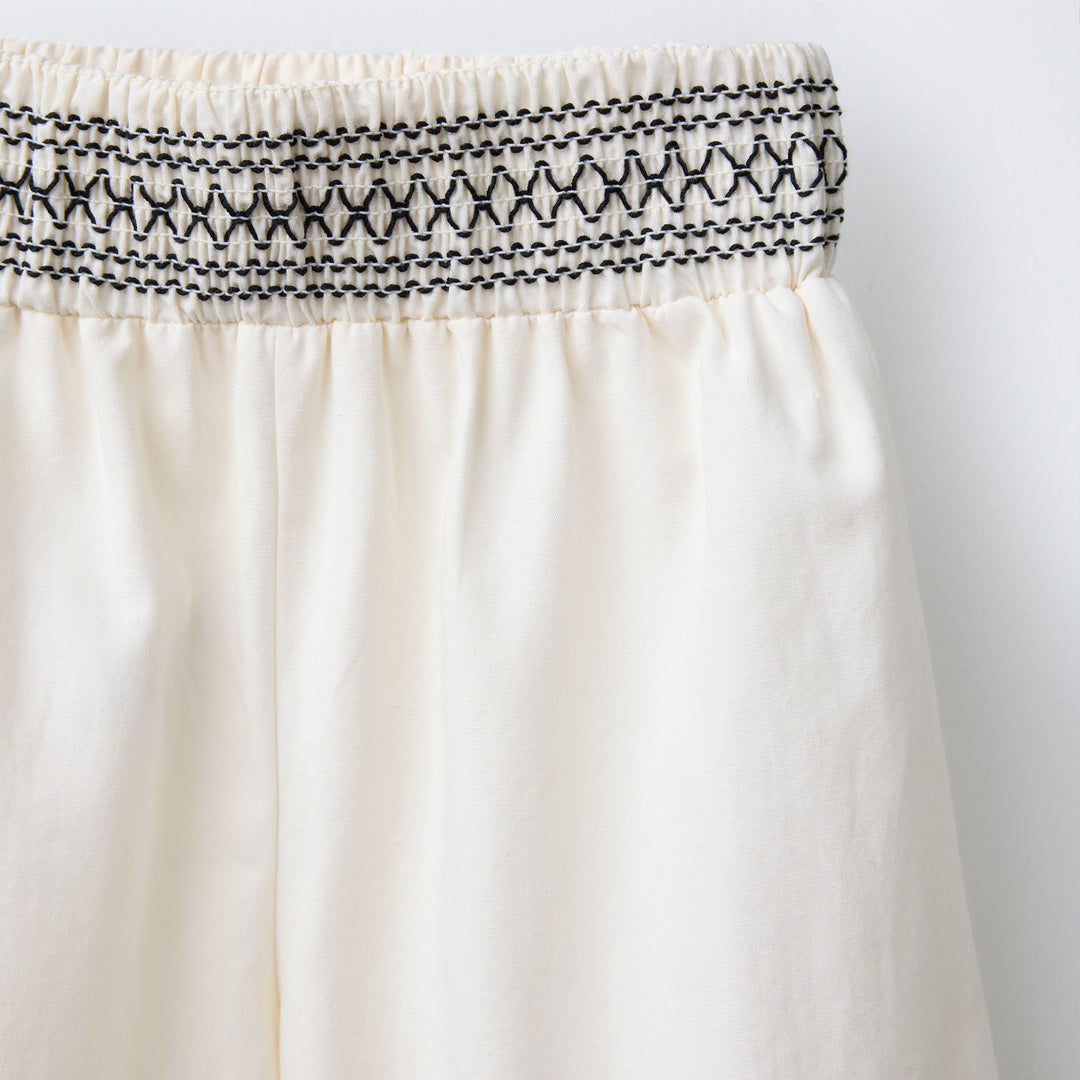 Moudda ZARA - Pantalon Enfant Blanc - Smock & Twinset - Tunisie 3