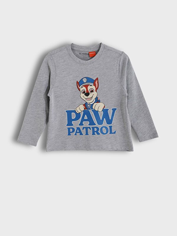 Moudda LC Waikiki - Pyjama en jersey manches longues Garçon Mélange gris clair - Tunisie 2