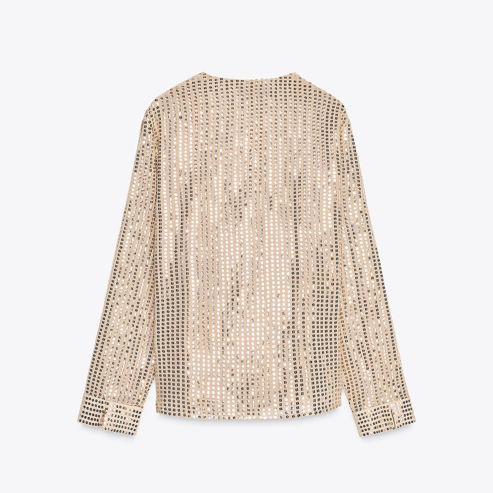Moudda ZARA - Blouse Paillettes - Croisée & Nœud - Tunisie 2