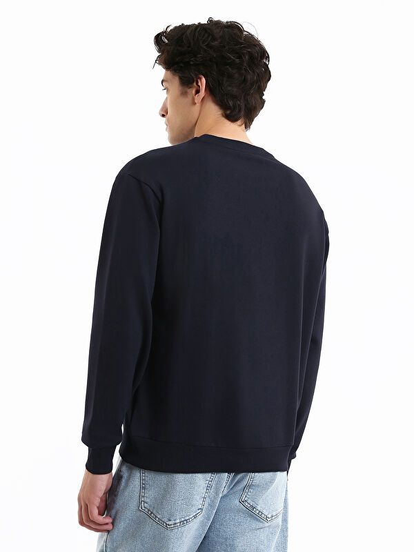 Moudda LC Waikiki - Sweatshirt en jersey Homme Marine - Tunisie 5