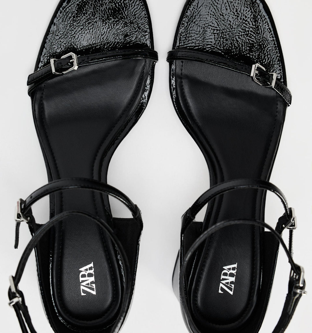 Moudda ZARA - Sandale talon large Mary Jane vernis - Tunisie 1