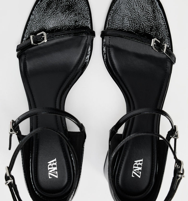 Moudda ZARA - Sandale talon large Mary Jane vernis - Tunisie 1