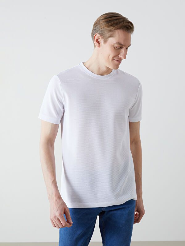 Moudda LC Waikiki - T-shirt manches courtes en jersey pour Homme - Tunisie 1