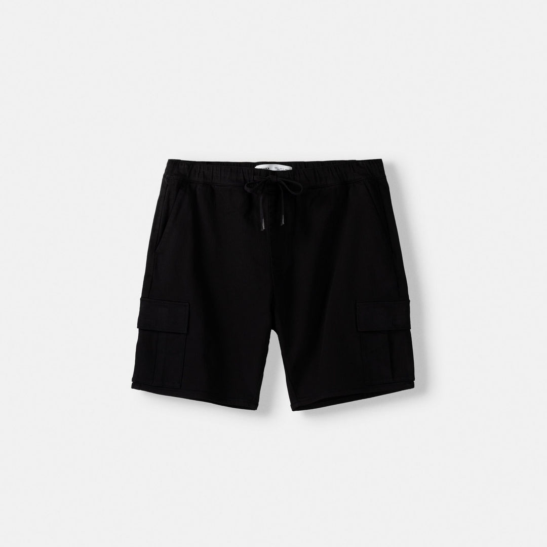 Moudda BERSHKA - Bermuda Cargo Coupe Regular Tissu Doux - Tunisie 1