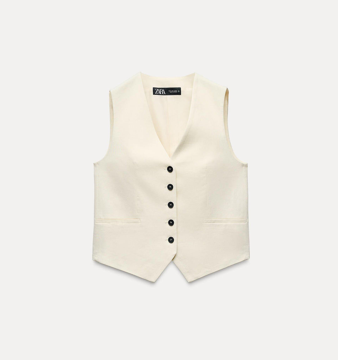Moudda ZARA - Gilet tailleur lin (Ensemble) - Tunisie 3
