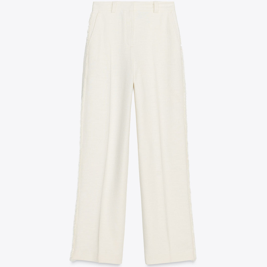 Moudda ZARA - Pantalon Droit - Bande Effilochée - Tunisie 1