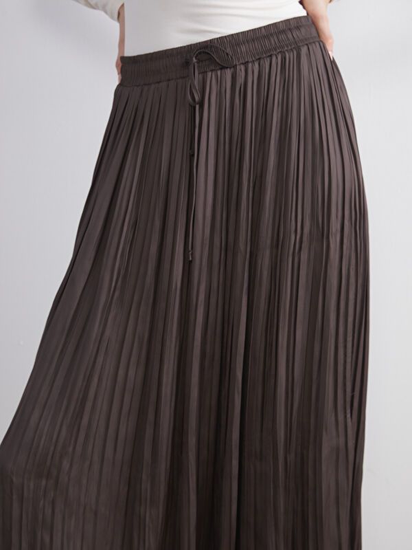 Moudda LC Waikiki - Jupe longue tissée Femme Brun - Tunisie 3