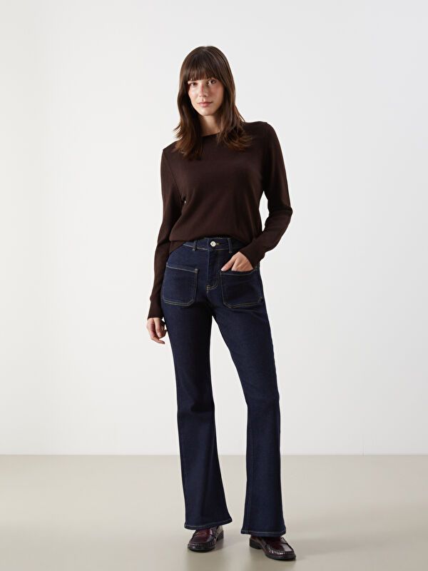 Moudda LC Waikiki - Pull tricot maternité Femme Brun - Tunisie 2