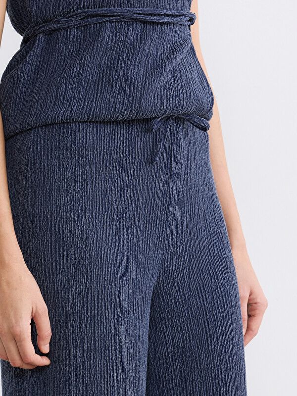 Moudda LC Waikiki - Pantalon en jersey pour Femme couleur Bleu marine - Tunisie 3