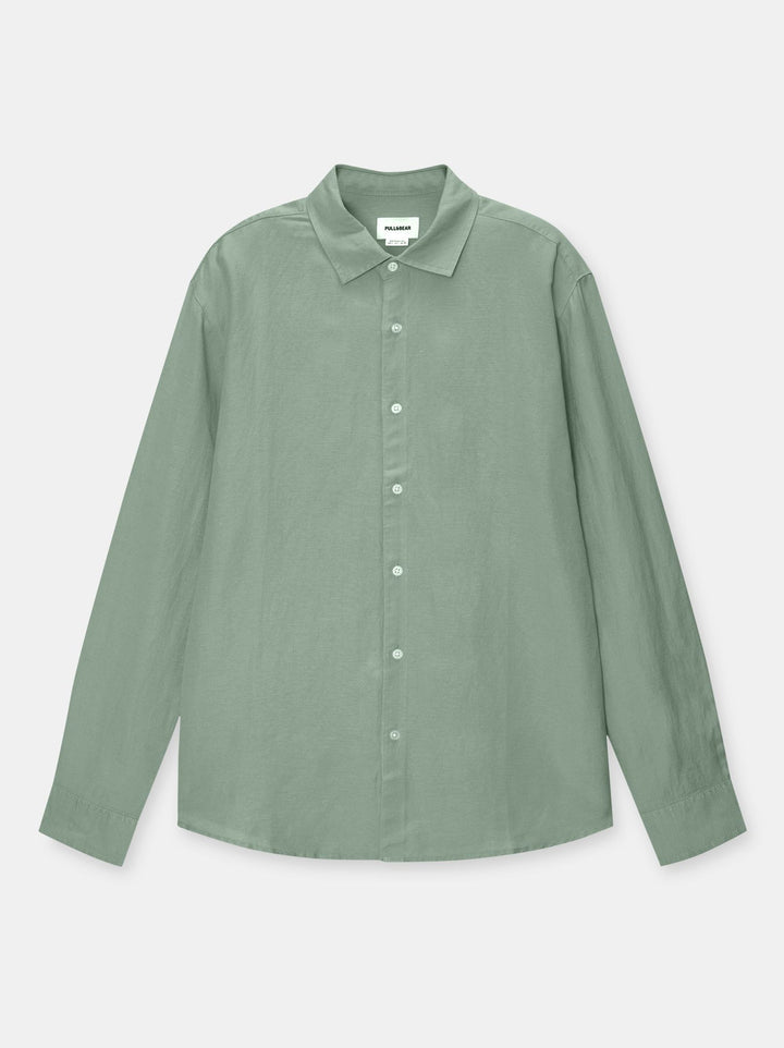 Moudda PULL & BEAR - Chemise Manches Longues Viscose/Lin - Tunisie 3