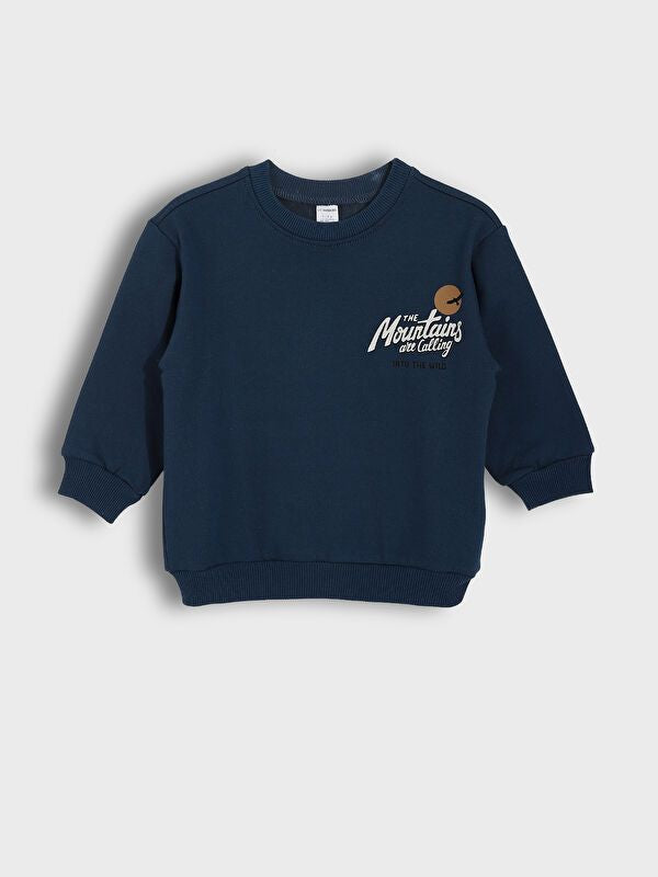 Moudda LC Waikiki - Sweatshirt en jersey Garçon Pétrole noir - Tunisie 1