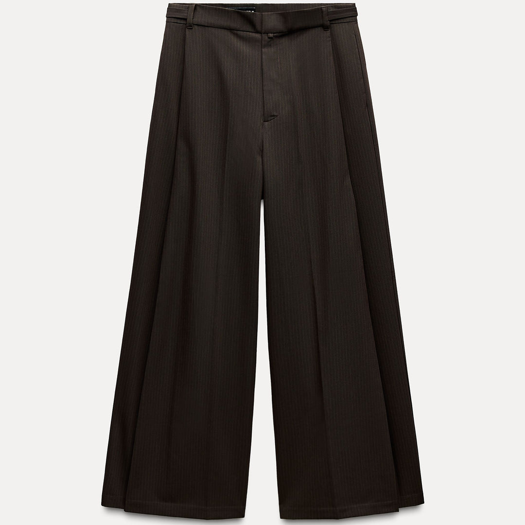 Moudda ZARA - Pantalon fluide rayure diplomatique, passant dos – ensemble - Tunisie 2