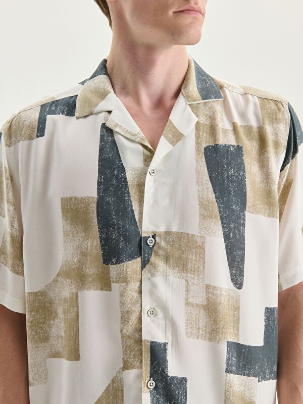 Moudda LC Waikiki - Chemise imprimée manches courtes en tissu tissé pour Homme - Tunisie 4