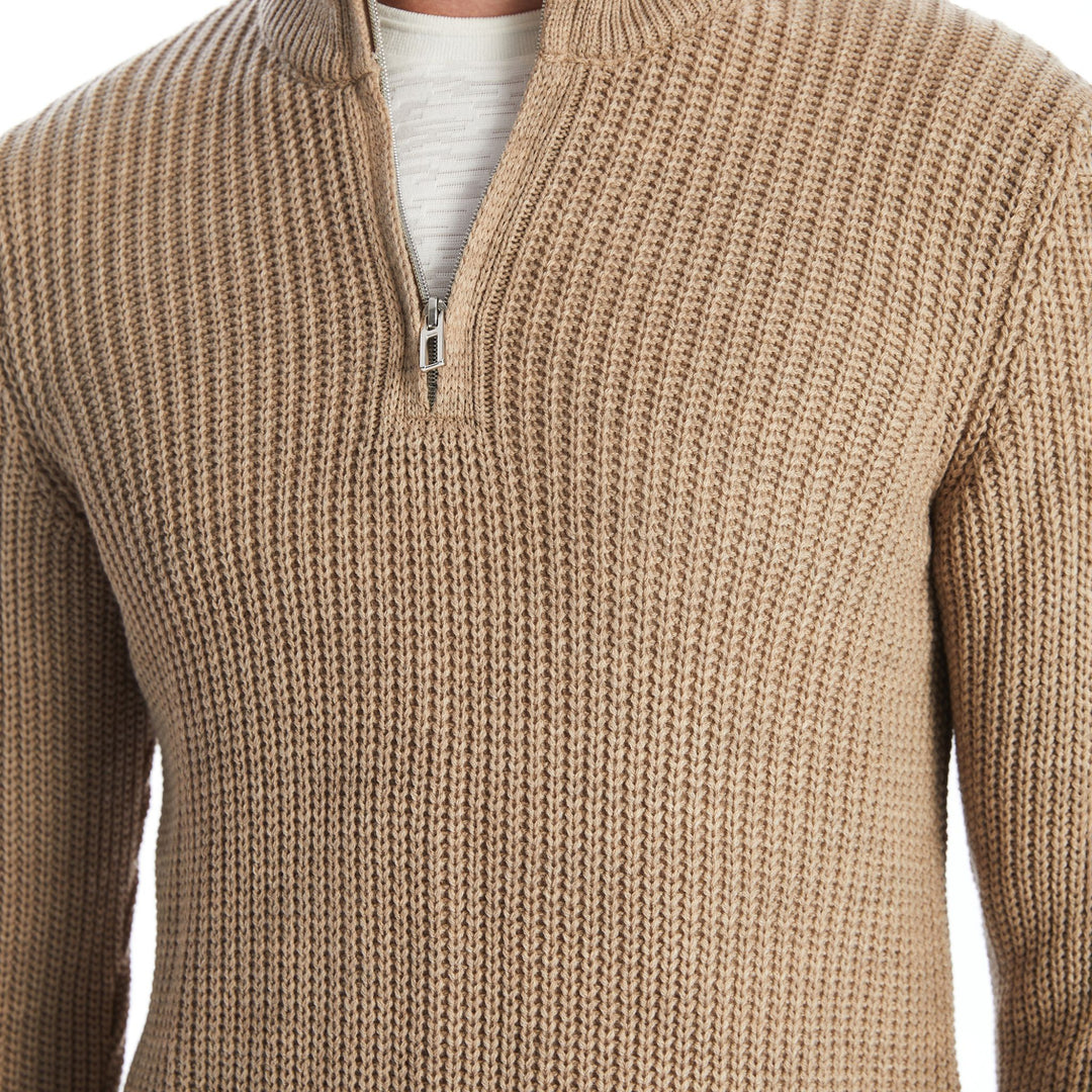 Moudda LC Waikiki - Pull en tricot Homme Mélange beige - Tunisie 3
