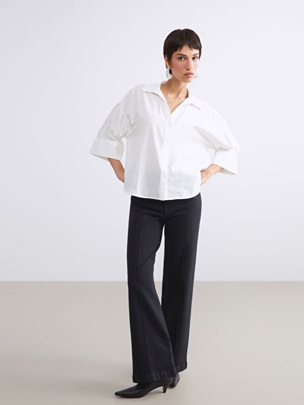 Moudda LC Waikiki - Pantalon jean tissé basique Femme Rodéo noir+m - Tunisie 1