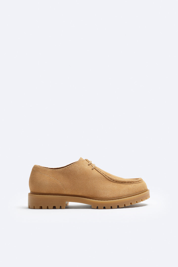 Wallabee en daim basique**