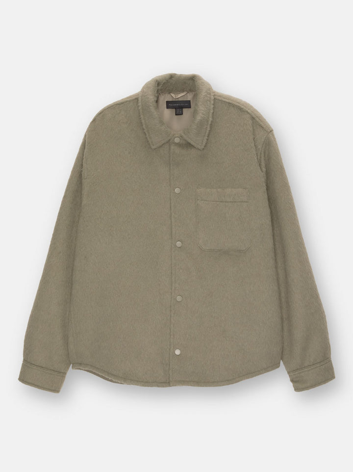 Moudda PULL & BEAR - Surchemise Manches Longues Poil Menthe - Tunisie 3