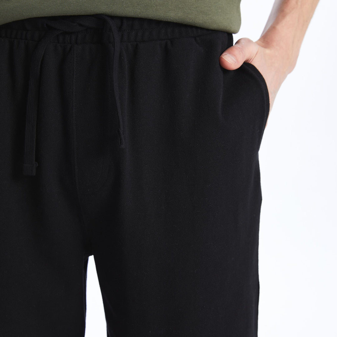 Moudda LC Waikiki - Short / bermuda jersey basique Homme Noir - Tunisie 4