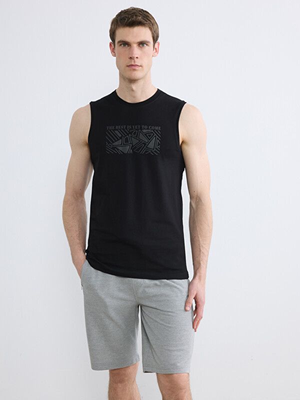Moudda LC Waikiki - Débardeur en jersey pour Homme couleur Noir - Tunisie 1