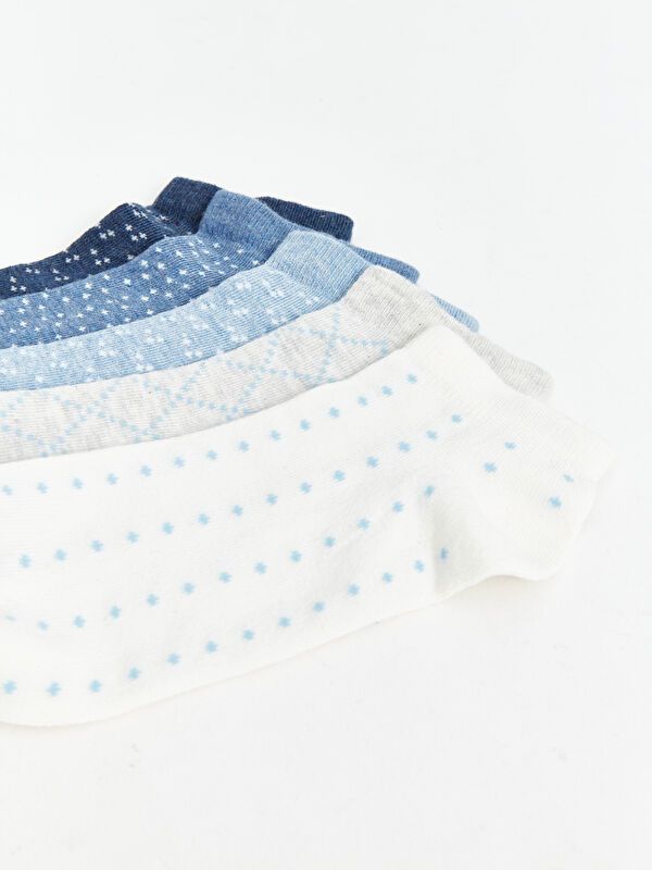 Moudda LC Waikiki - Chaussettes pour sneakers Femme Ecru - Tunisie 3