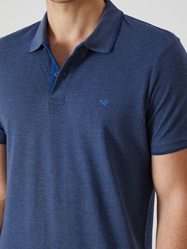 Moudda LC Waikiki - T-shirt col polo basique manches courtes en jersey pour Homme - Tunisie 3