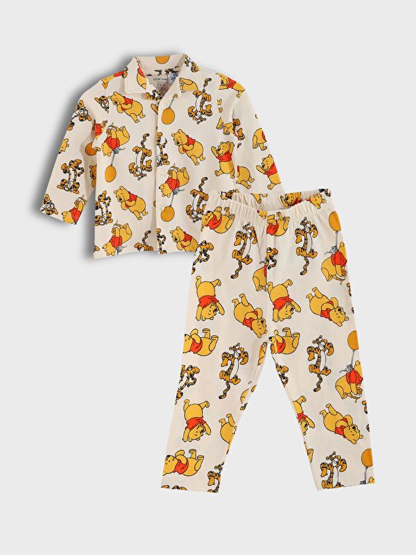 Moudda LC Waikiki - Ensemble jersey sous licence Garçon Imprimé écru - Tunisie 1