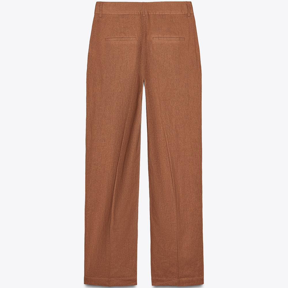 Moudda ZARA - Pantalon Droit - Lin (Terre cuite) - Tunisie 2