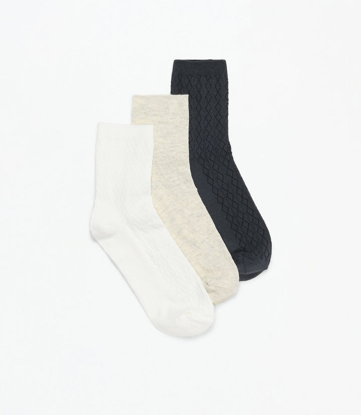 Moudda Lefties - Pack 3 Chaussettes Cheville - Dentelle V25 - Tunisie 2