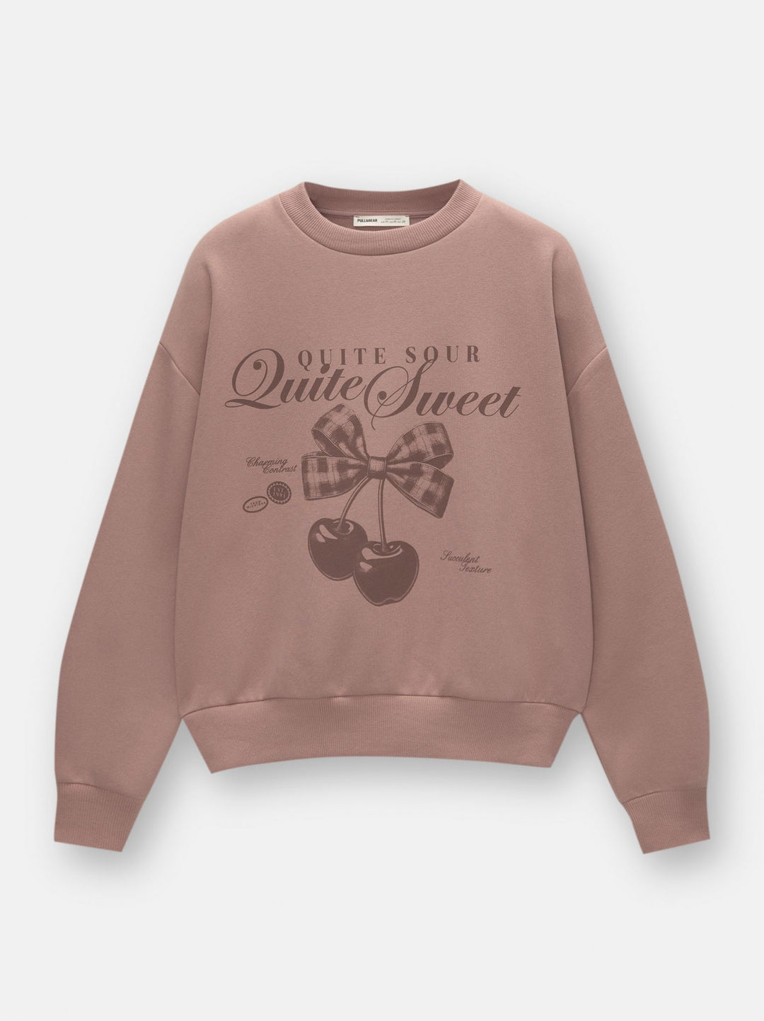 Moudda PULL & BEAR - Sweat Graphique Ballerines et Nœuds Rose - Tunisie 3