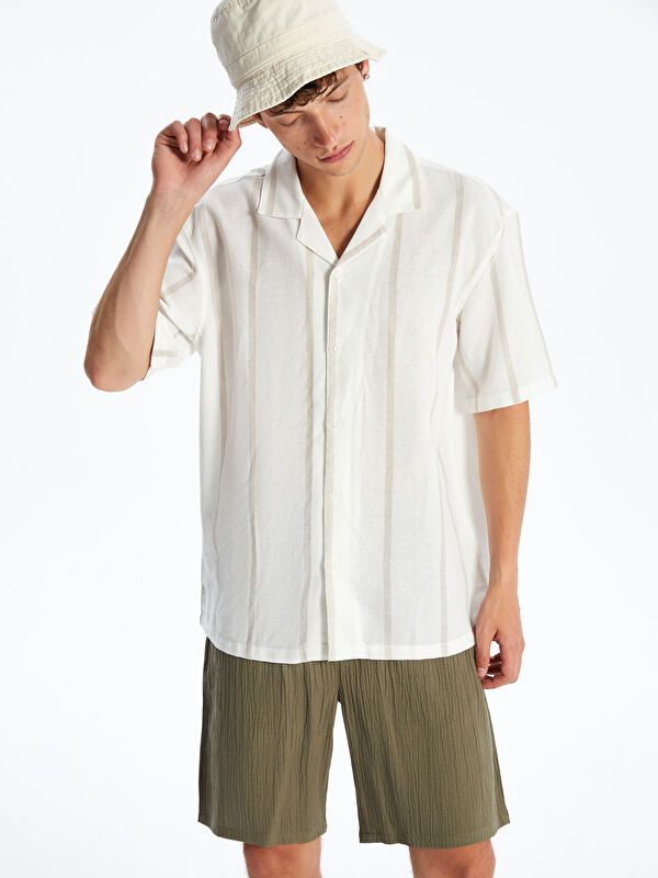 Moudda LC Waikiki - Chemise manches courtes en tissu pour Homme - Tunisie 1