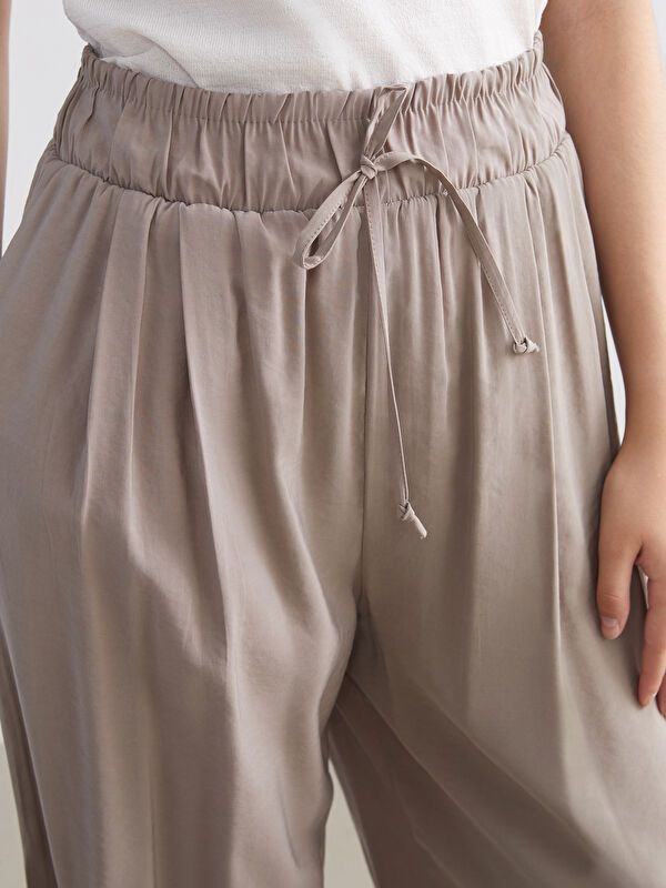 Moudda LC Waikiki - Pantalon tissé moyen Femme Gris fumé - Tunisie 3