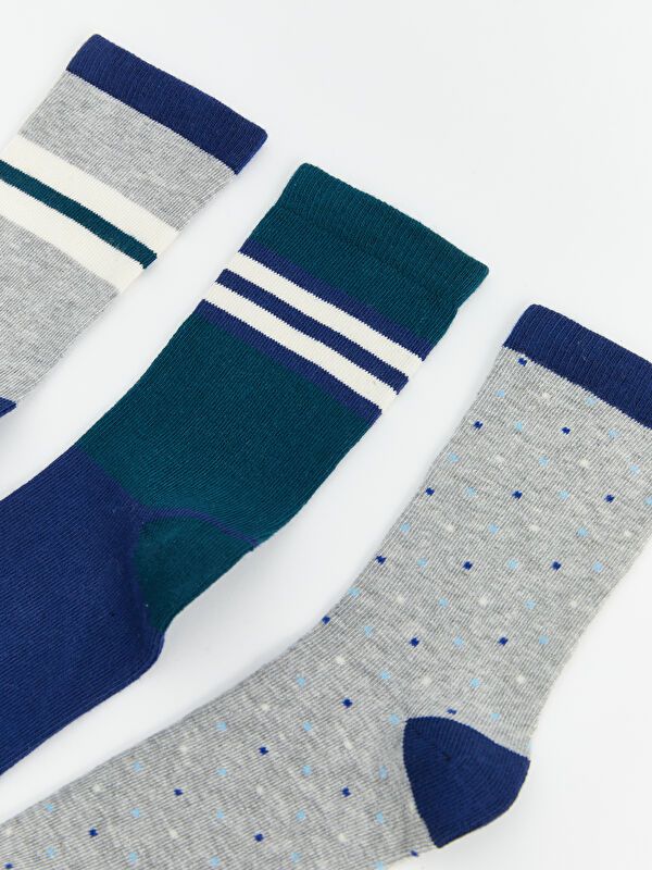 Moudda LC Waikiki - Chaussettes courtes Garçon Fil mélangé teint - Tunisie 2