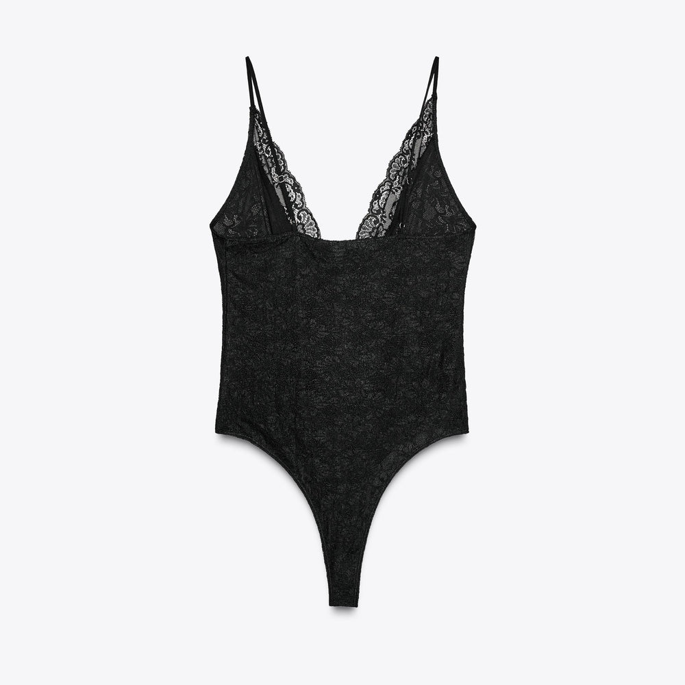 Moudda ZARA - Body Dentelle - Bretelles & Nœud - Tunisie 2