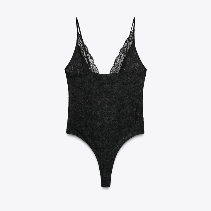 Moudda ZARA - Body Dentelle - Bretelles & Nœud - Tunisie 2