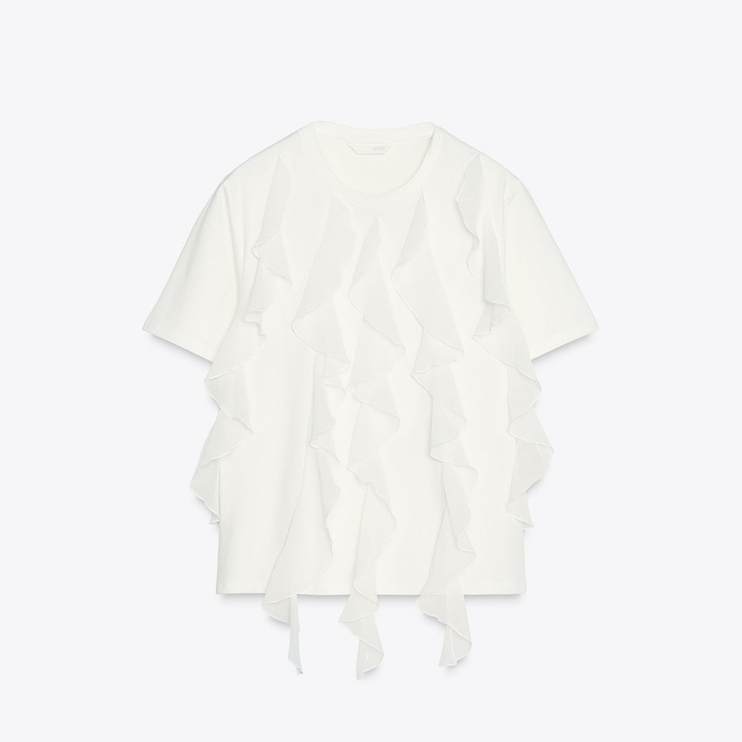 Moudda ZARA - T-Shirt - Volants Devant - Tunisie 1