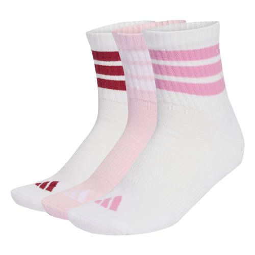 Moudda Adidas - CHAUSSETTES MI-MONTANTES SPORTSWEAR REMBOURRÉES 3 BANDES (3 PAIRES) - Tunisie 1