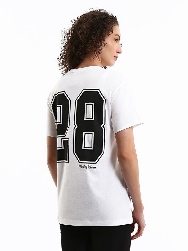 Moudda LC Waikiki - Body jersey manches courtes licence Femme Buxe blanc - Tunisie 5