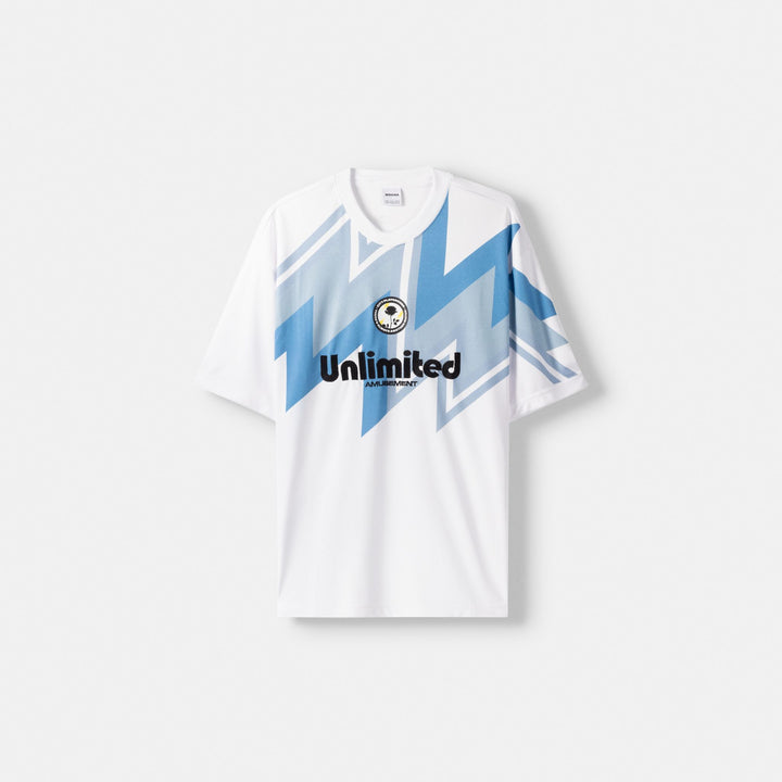 Moudda BERSHKA - T-shirt Boxy en Mesh Imprimé Unlimited - Tunisie 2