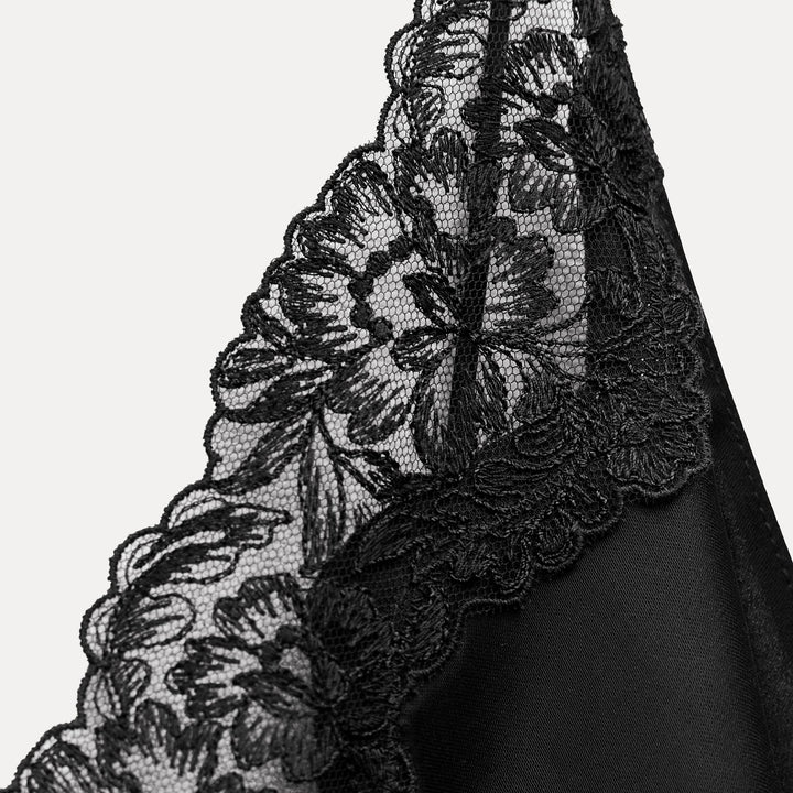Moudda ZARA - Top bretelle satin col en V avec dentelle - Tunisie 3