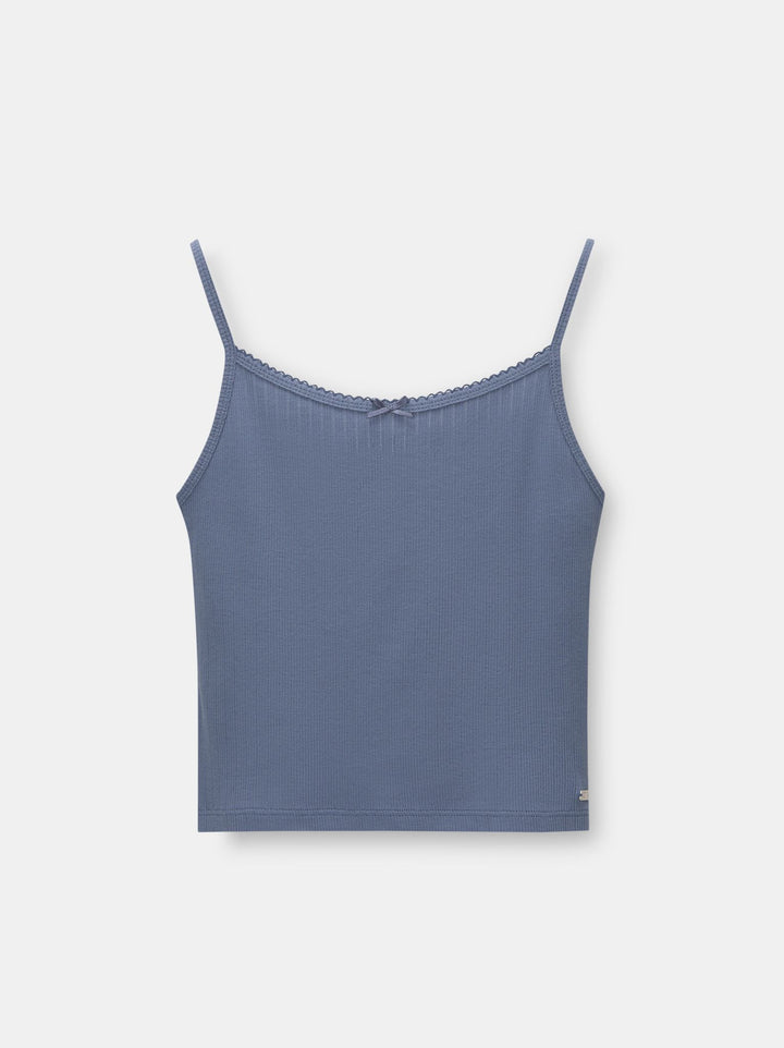Moudda PULL & BEAR - Top Pacific Dentelle Bleue - Tunisie 3