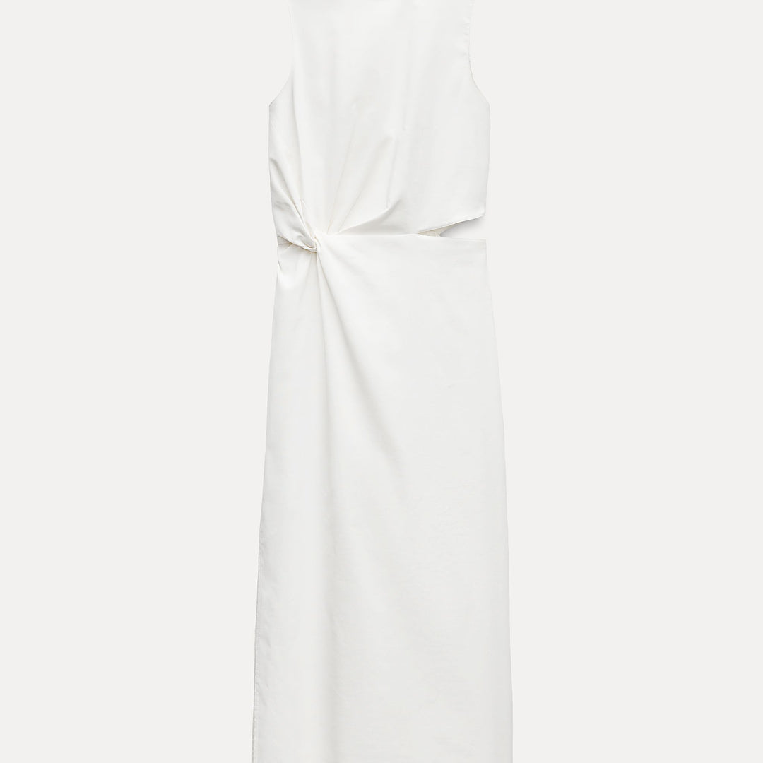 Moudda ZARA - Robe mi-longue élastique découpe - Tunisie 1