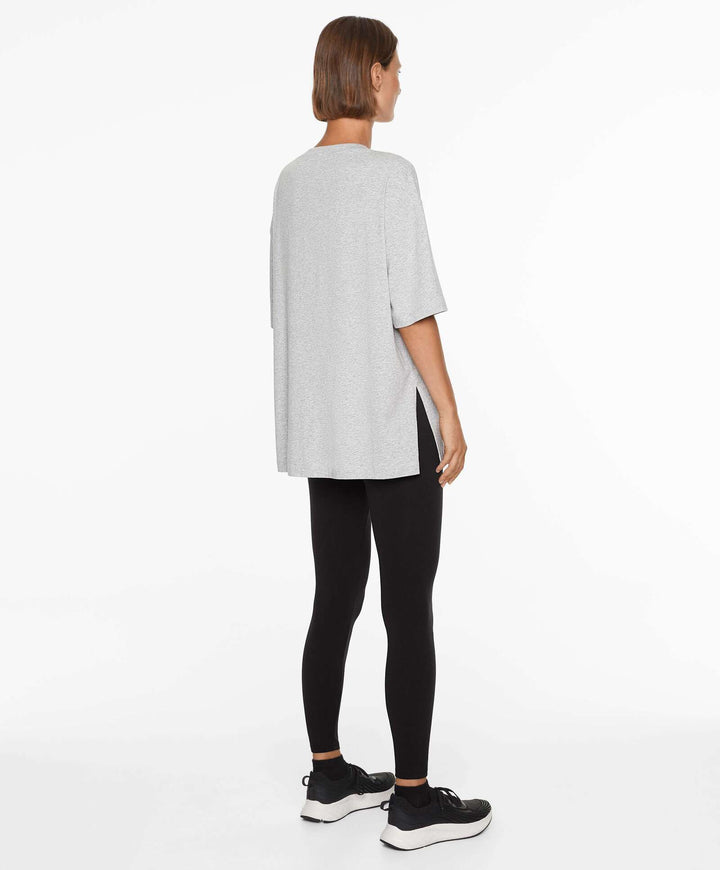 Moudda Oysho - T-Shirt Coton Élasthanne Now Ya Know - Tunisie 5