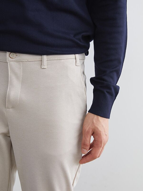 Moudda LC Waikiki - Pantalon chino tissé moyen Homme Mélange beige - Tunisie 3