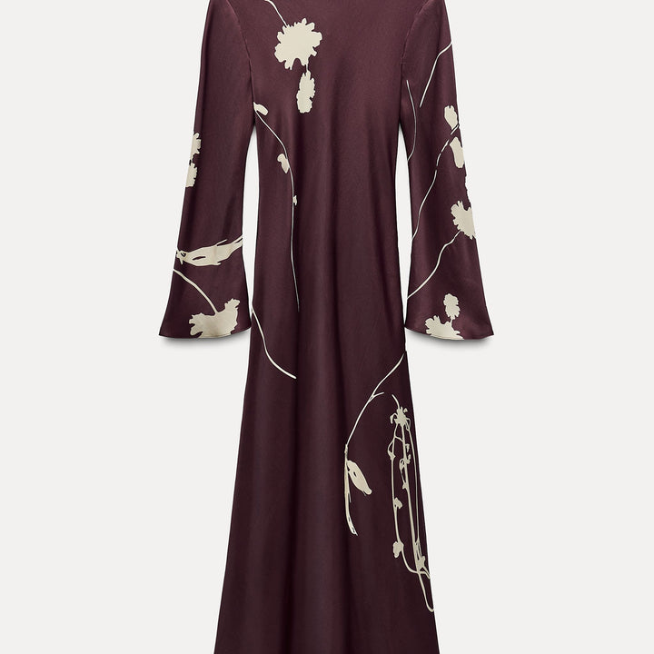 Moudda ZARA - Robe longue imprimée biais - Tunisie 1