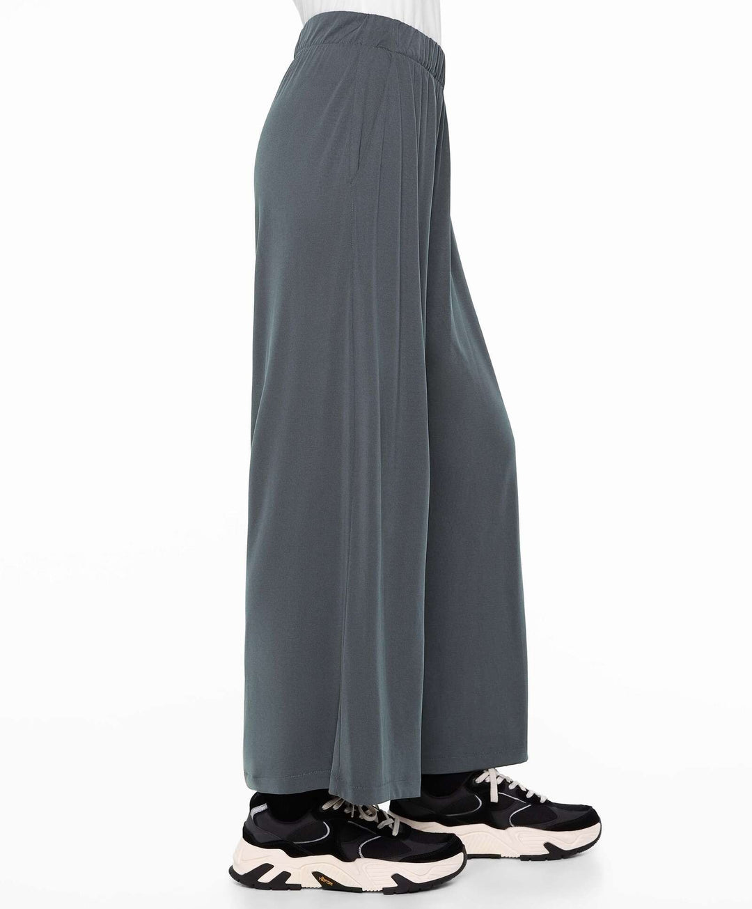 Moudda Oysho - Pantalon Crop Large Modal Polyester - Tunisie 4