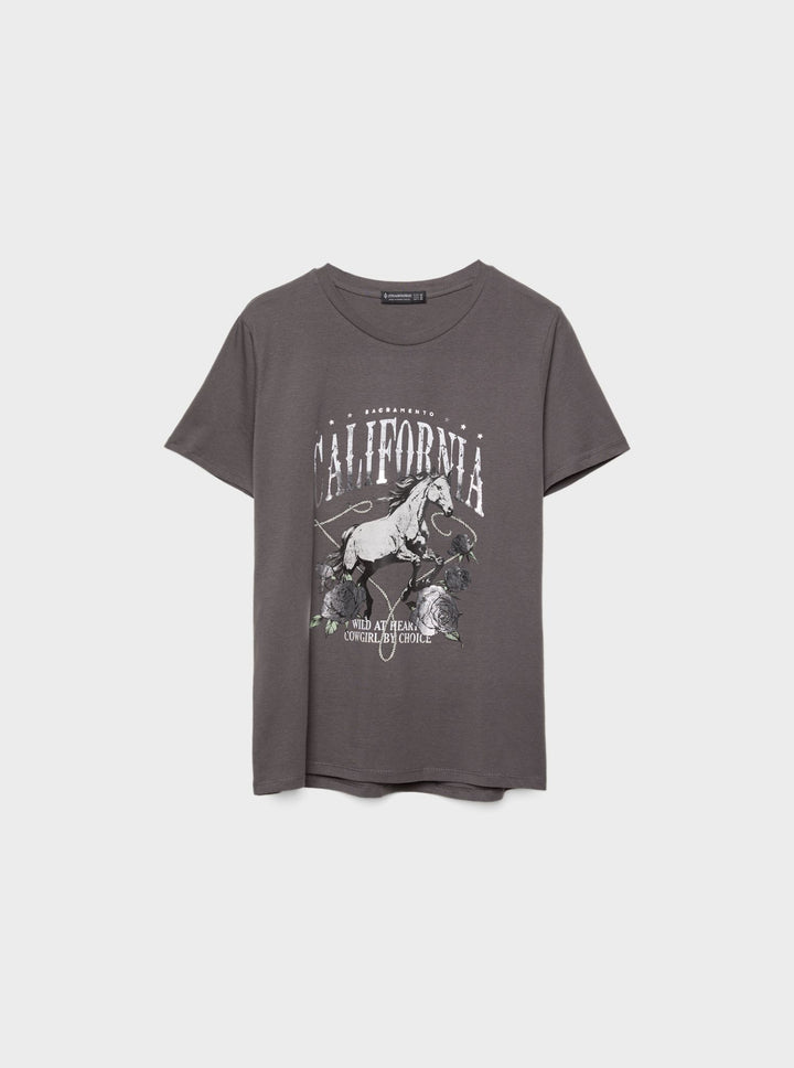 Moudda STRADIVARIUS - T-Shirt Foil Cowboy - Tunisie 3