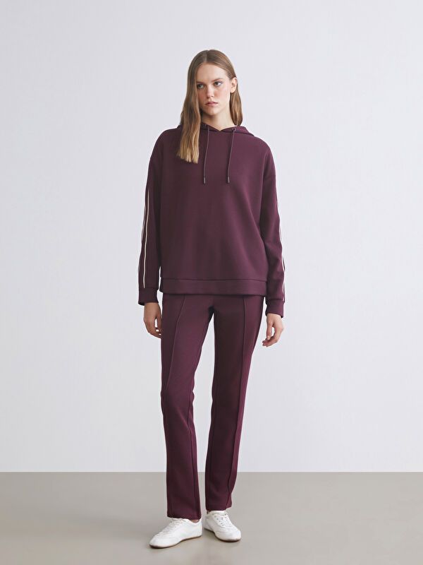 Moudda LC Waikiki - Pantalon jersey Femme Prune - Tunisie 1